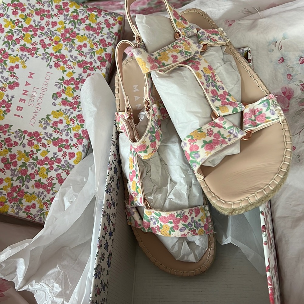 COPY - Love shack fancy espadrille sandals 39 fruity punch